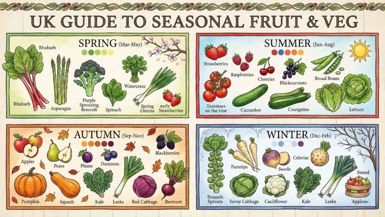 UK Guide to Seasonal Fruit & Veg